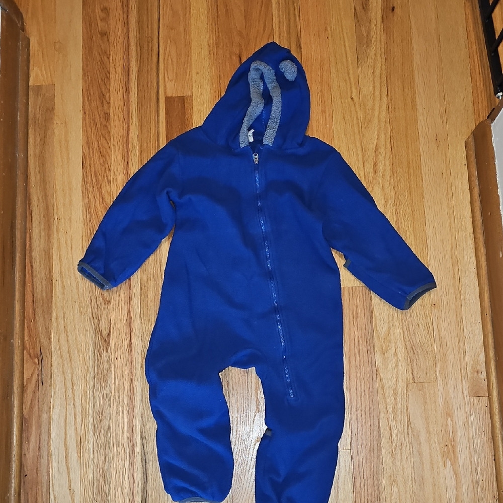 Blue Kids One Piece Full Body Jacket